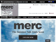 Tablet Screenshot of merc.com